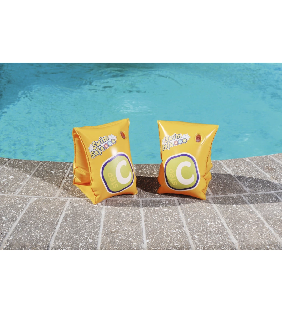 BRACCIOLI DA PISCINA PER BAMBINI BESTWAY "SWIM SAFE STEP C" 3-6 ANNI - COD. 32033